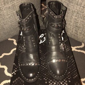 Sam Edelman Drea Leather Combat Boot
